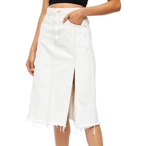 FREE PEOPLE Mambo Denim Midi Skirt